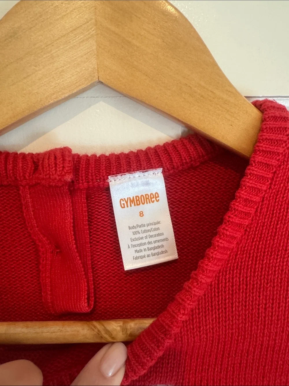 Gymboree Red Girls Knit Top size 8